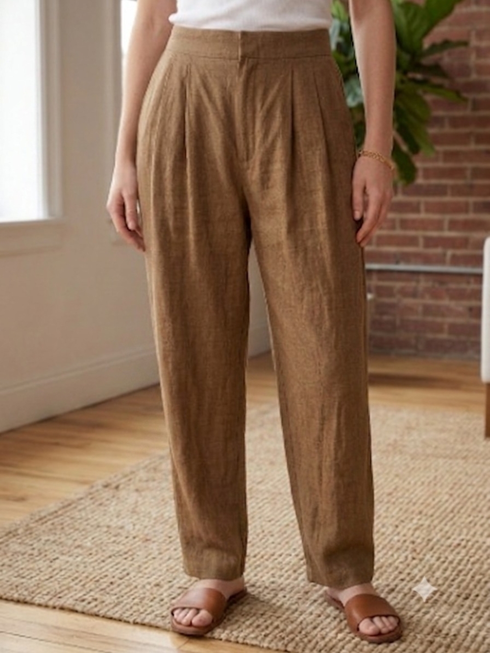 Vintage Pleated Trousers High Waist Corpcore Quiet Luxury 90s Minimalism